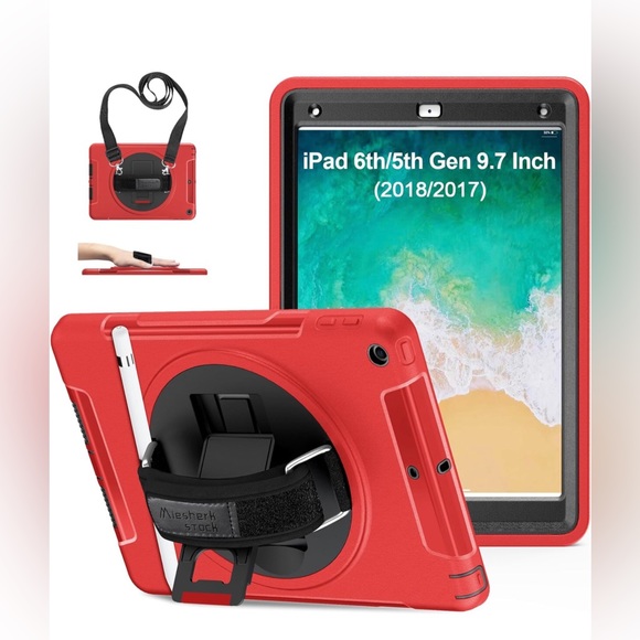 Case for iPad 6th/5th Generation: Military Grade Protective Cover for iPad 9.7 - Picture 2 of 4